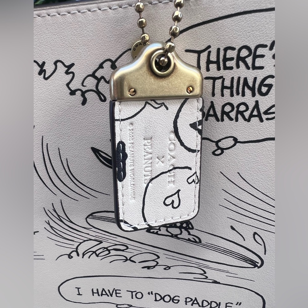 Coach NWT X Peanuts Rogue Bag With Newspaper Print/ Comic - Picture 9 of 15
